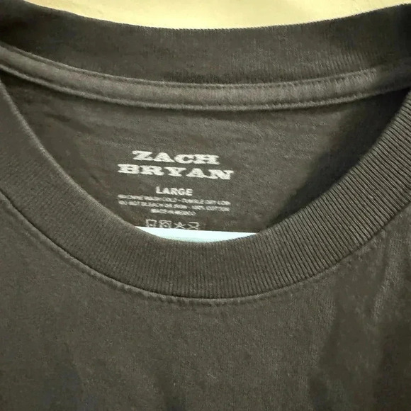 Zach Bryan Shirt Burn Burn Burn Tour Official Merch Tee - Picture 4 of 4